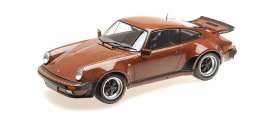 Porsche  - 911 Turbo 1977 brown - 1:12 - Minichamps - 125066112 - mc125066112 | The Diecast Company
