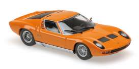 Lamborghini  - Miura 1966 orange - 1:87 - Minichamps - 870103021 - mc870103021 | The Diecast Company