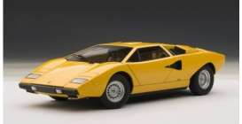 Lamborghini  - Countach LP 400 1974 yellow - 1:87 - Minichamps - 870103121 - mc870103121 | The Diecast Company