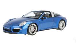 Porsche  - 911 2014 blue - 1:87 - Minichamps - 870068042 - mc870068042 | The Diecast Company