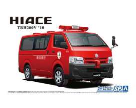 Toyota  - Hiace 2010  - 1:24 - Aoshima - 05816 - abk05816 | The Diecast Company