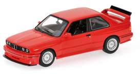 BMW  - M3 (E30)  1986 red - 1:87 - Minichamps - 870020222 - mc870020222 | The Diecast Company