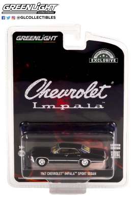 Chevrolet  - Impala 1967 black - 1:64 - GreenLight - 30333 - gl30333 | The Diecast Company