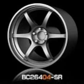 Wheels & tires Rims & tires - 2021 silver - 1:64 - Mot Hobby - BC26404-SR - MotBC26404-SR | The Diecast Company