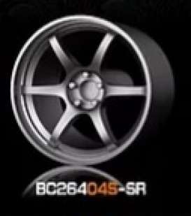 Wheels & tires Rims & tires - 2021 silver - 1:64 - Mot Hobby - BC26404S-SR - MotBC26404S-SR | The Diecast Company