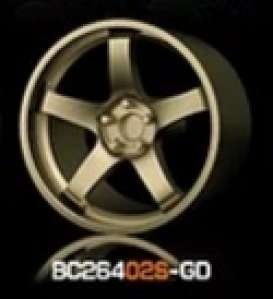 Wheels & tires Rims & tires - 2021 gold - 1:64 - Mot Hobby - BC26402S-GD - MotBC26402S-GD | The Diecast Company