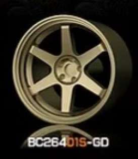 Wheels & tires Rims & tires - 2021 gold - 1:64 - Mot Hobby - BC26401S-GD - MotBC26401S-GD | The Diecast Company