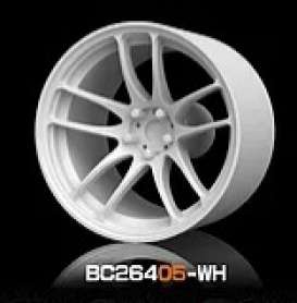 Wheels & tires Rims & tires - 2021 white - 1:64 - Mot Hobby - BC26403-WH - MotBC26403-WH | The Diecast Company