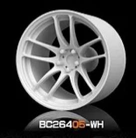 Wheels & tires Rims & tires - 2021 white - 1:64 - Mot Hobby - BC26405-WH - MotBC26405-WH | The Diecast Company