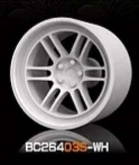 Wheels & tires Rims & tires - 2021 white - 1:64 - Mot Hobby - BC26403S-WH - MotBC26403S-WH | The Diecast Company