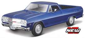 Chevrolet  - El Camino 1965 blue metallic - 1:24 - Maisto - 39977 - mai39977 | The Diecast Company