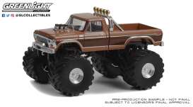 Ford  - F-350 Monster Truck 1978 brown - 1:43 - GreenLight - 88051 - gl88051 | The Diecast Company
