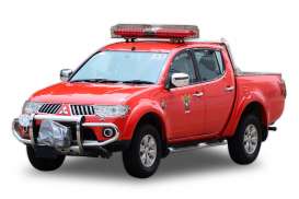 Mitsubishi  - L200 pick-up red - 1:43 - Vitesse SunStar - 29343 - vss29343 | The Diecast Company