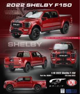 Ford Shelby - F-150 2022 red/black - 1:18 - Acme Diecast - US061 - GTUS061 | The Diecast Company