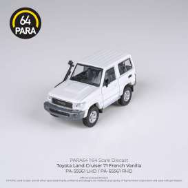 Toyota  - Land Cruiser 71  2014 white - 1:64 - Para64 - 65561 - pa65561rhd | The Diecast Company