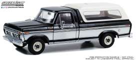 Ford  - F-100 1977 black/silver - 1:18 - GreenLight - 13680 - gl13680 | The Diecast Company