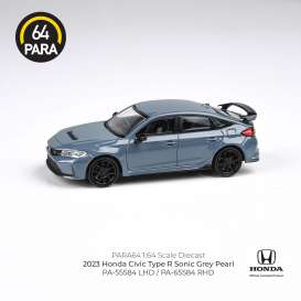 Honda  - Civic Type R 2023 sonic grey pearl - 1:64 - Para64 - 55584 - pa55584lhd | The Diecast Company