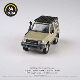 Toyota  - Land Cruiser 71 swb 2014 sandy taupe - 1:64 - Para64 - 55564 - pa55564lhd | The Diecast Company