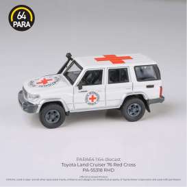 Toyota  - Land Cruiser 76 2014 white/red - 1:64 - Para64 - 55318 - pa55318lhd | The Diecast Company