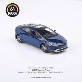 Toyota  - Prius 2023 blue - 1:64 - Para64 - 55602 - pa55602lhd | The Diecast Company