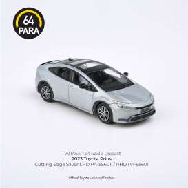 Toyota  - Prius 2023 silver - 1:64 - Para64 - 55601 - pa55601lhd | The Diecast Company