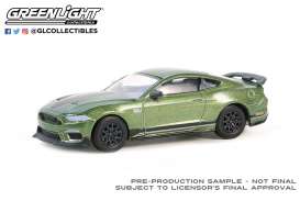 Ford  - Mustang Mach 1 2022 green - 1:64 - GreenLight - 13350F - gl13350F | The Diecast Company