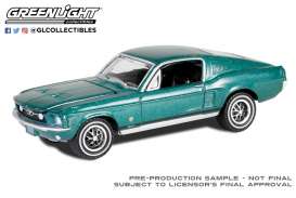 Ford  - Mustang GT 1967 green - 1:64 - GreenLight - 30505 - gl30505 | The Diecast Company