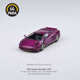 Cizeta  - Moroder V16T, lights up 1991 purple - 1:64 - Para64 - 55506 - pa55506lhd | The Diecast Company