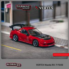 Mazda  - RX7 FD3S  red/black - 1:64 - Tarmac - T64G-022-RE - TC-T64G022RE | The Diecast Company