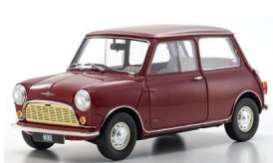 Morris  - Mini Minor 1967 red - 1:18 - Kyosho - Kyo8964R0 - kyo8964R0 | The Diecast Company