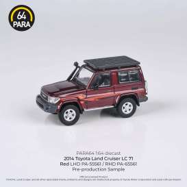 Toyota  - Land Cruiser  2014 red - 1:64 - Para64 - 55565 - pa55565lhd | The Diecast Company