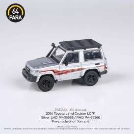 Toyota  - Land Cruiser  2014 silver - 1:64 - Para64 - 55566 - pa55566lhd | The Diecast Company
