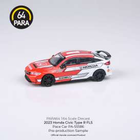 Honda  - Civic 2023 red/white - 1:64 - Para64 - 55586 - pa55586lhd | The Diecast Company