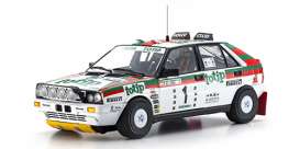 Lancia  - Delta HF 4WD 1987 white/red/green - 1:18 - Kyosho - 08960C0 - kyo8960C0 | The Diecast Company