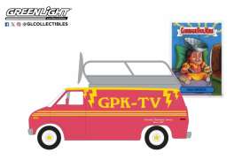 Dodge  - B-100 1976 red/yellow - 1:64 - GreenLight - 54110D - gl54110D | The Diecast Company