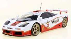 McLaren  - F1 GT-R 1995 white/red - 1:18 - Solido - 1804107 - soli1804107 | The Diecast Company