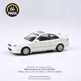 Honda  - Civic Si 1999 white - 1:64 - Para64 - 55624 - pa55624lhd | The Diecast Company