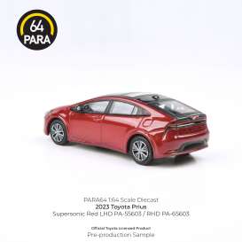 Toyota  - Prius 2023 red - 1:64 - Para64 - 55603 - pa55603lhd | The Diecast Company