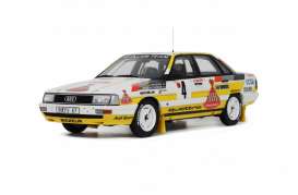 Audi  - 200 Quattro 1987 white/yellow - 1:18 - OttOmobile Miniatures - OT439 - otto439 | The Diecast Company