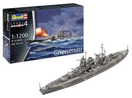 Boats  - Gneisenau  - 1:1200 - Revell - Germany - 05181 - revell05181 | The Diecast Company
