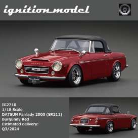 Datsun  - Fairlady 2000 (SR311)  burgundy red - 1:18 - Ignition - IG2710 - IG2710 | The Diecast Company