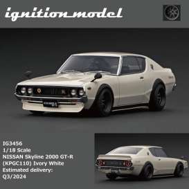 Nissan  - Skyline 2000 GT-R white - 1:18 - Ignition - IG3456 - IG3456 | The Diecast Company
