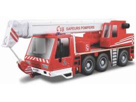   - Sapeurs Pompiers Crane red/white - 1:50 - Bburago - 32010 - bura32010 | The Diecast Company
