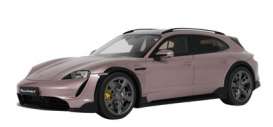 Porsche  - Taycan Turbo S  2022 pink - 1:18 - GT Spirit - GT440 - GT440 | The Diecast Company