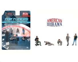 Tools Garage Accessoires - Top Tuners set various - 1:64 - American Diorama - 2412MJ - AD2412MJ | The Diecast Company