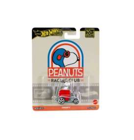 Snoopy  - Peanuts racing club red/white - 1:64 - Hotwheels - HVJ42 - hwmvHVJ42 | The Diecast Company