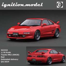 Toyota  - MR2 red - 1:18 - Ignition - IG3332 - IG3332 | The Diecast Company