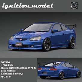Honda  - Integra  (DC5) TYPE R  blue - 1:18 - Ignition - IG3326 - IG3326 | The Diecast Company