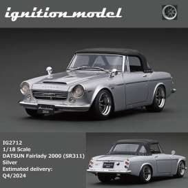Datsun  - Fairlady 2000 (SR311)  silver - 1:18 - Ignition - IG2712 - IG2712 | The Diecast Company