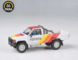Toyota  - Hilux Single Cab 1984 white/red/orange/yellow - 1:64 - Para64 - 55525 - pa55525lhd | The Diecast Company